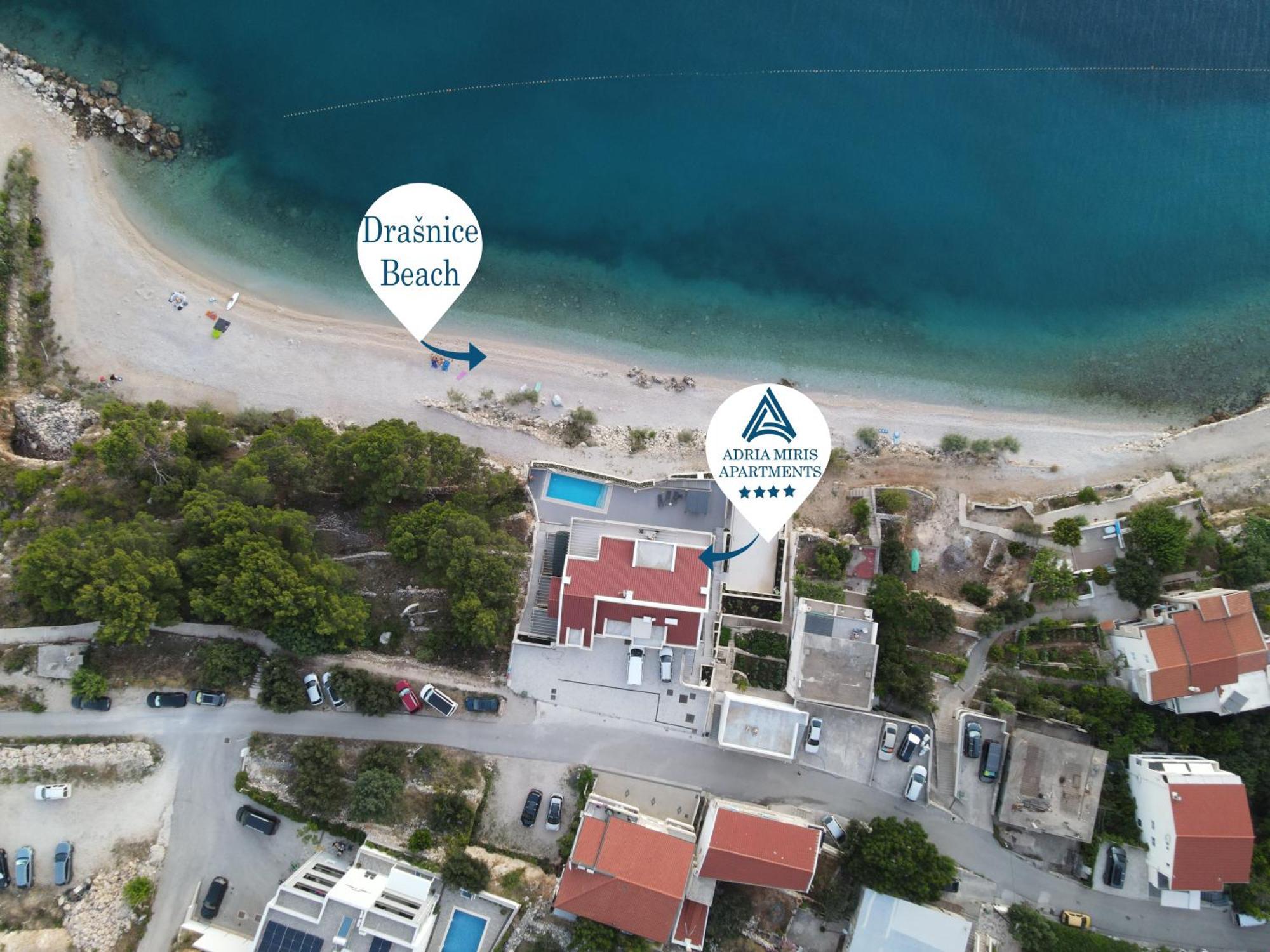 Adria Miris Apartments Drasnice Kültér fotó